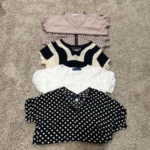 Cute short sleeve tops size small